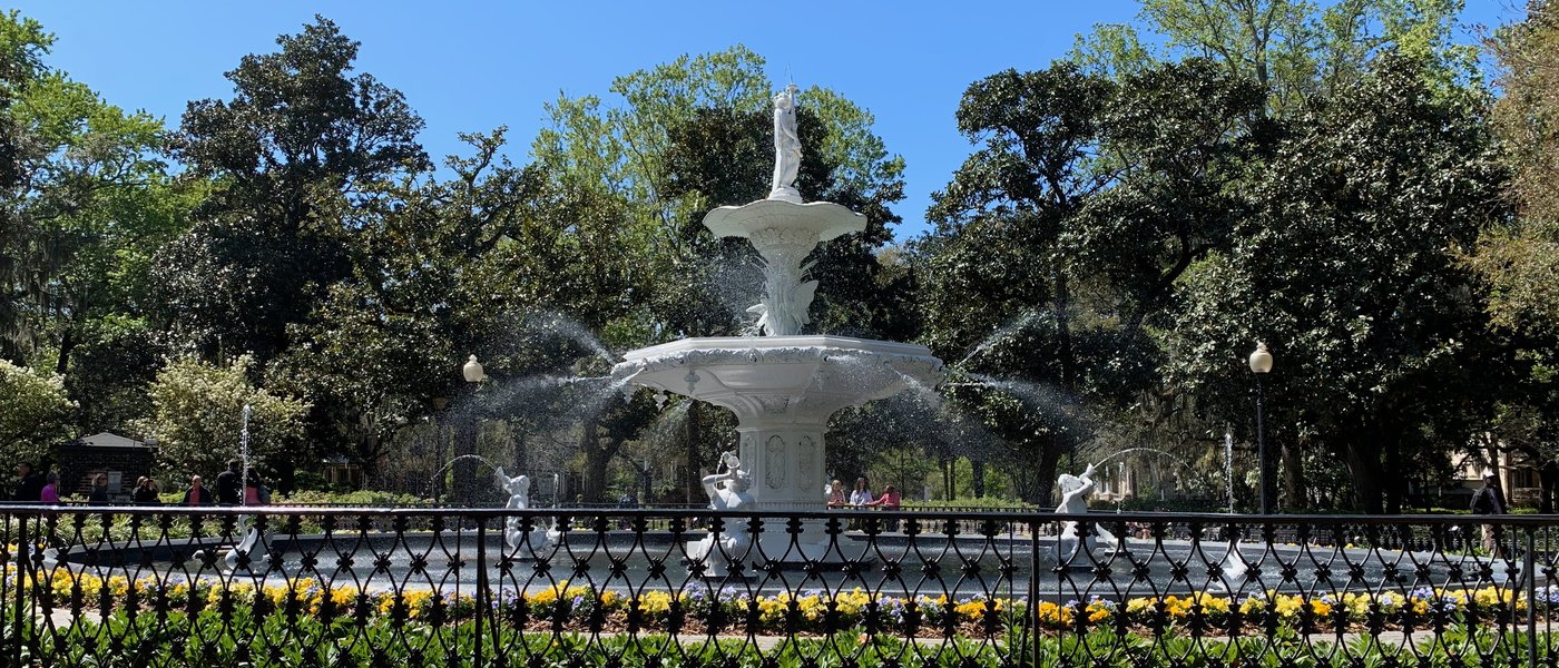Forsyth Park fountain in Savannah, Georgia